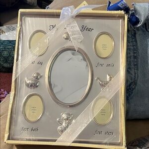 First Impressions Cream Gift Box with Satin Ribbon